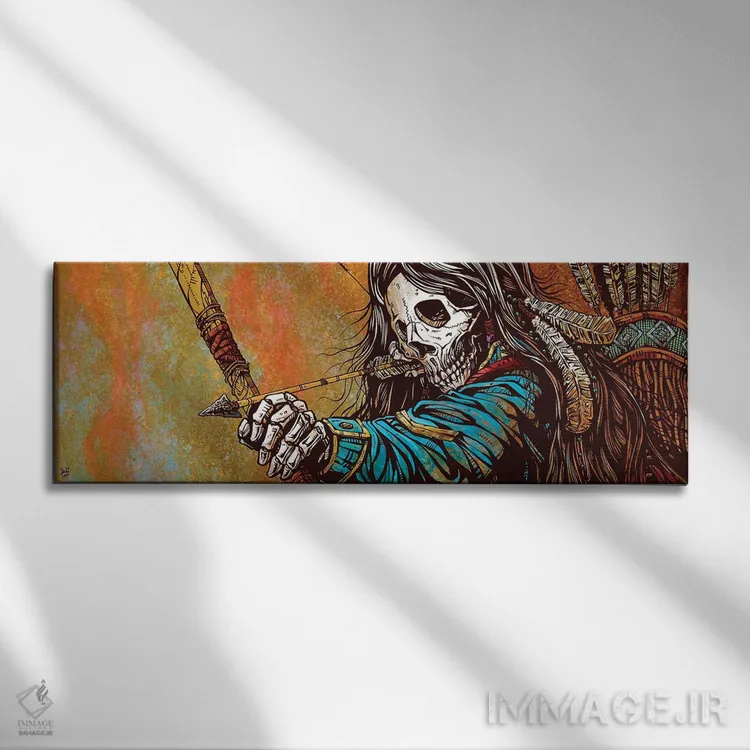 تابلو کمین خاموش اثر دیوید لوزو - نمای روبهرو روی دیوار