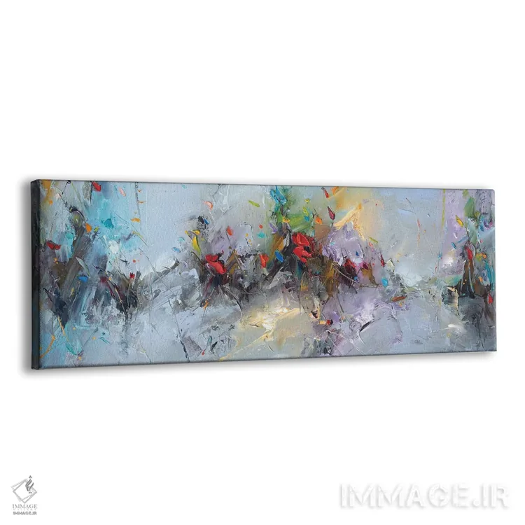 تابلو باد در مزرعه شقایق اثر استانیسلاو لازاروف - نمای پرسپکتیو محصول