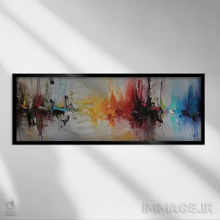 تابلو نقشههای دریایی اثر استانیسلاو لازاروف - نمای قابدار مشکی