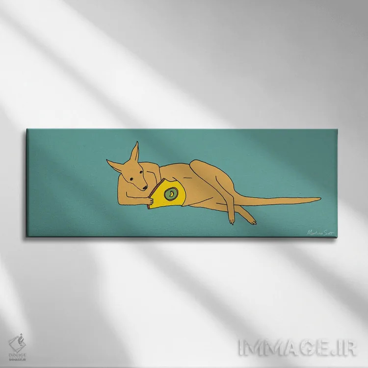 تابلو همیشه وقت خوردنی اثر مارتینا اسکات - نمای روبهرو روی دیوار