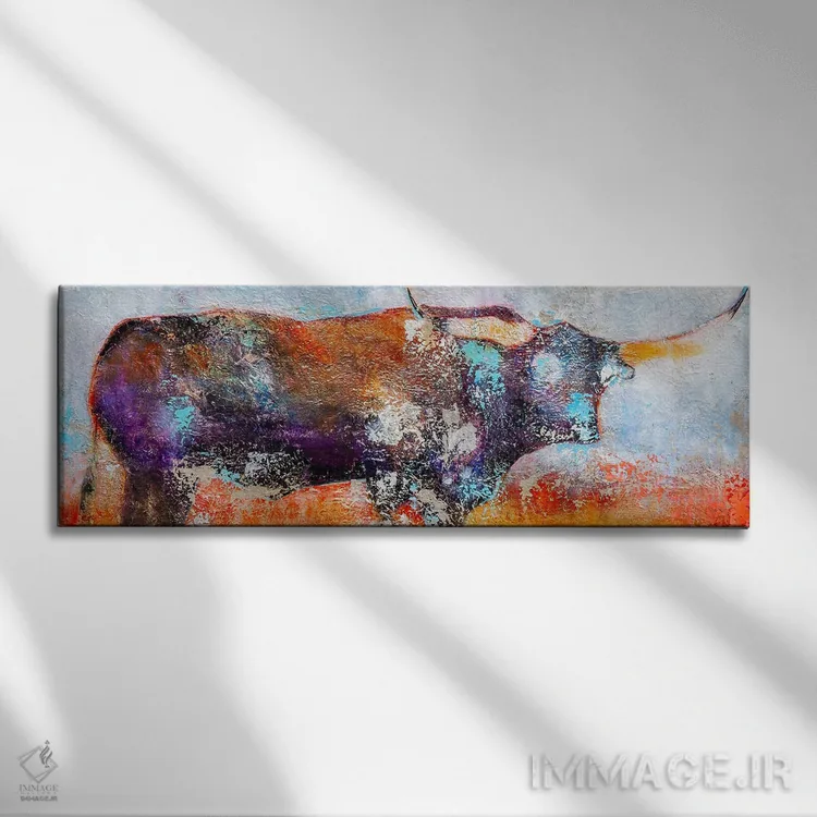 تابلو غروب اثر ماچیارولی - نمای روبهرو روی دیوار