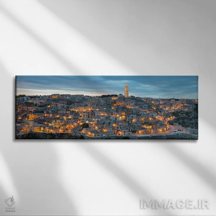 تابلو پانورامای ماترا اثر مائورو باتیستلی - نمای روبهرو روی دیوار