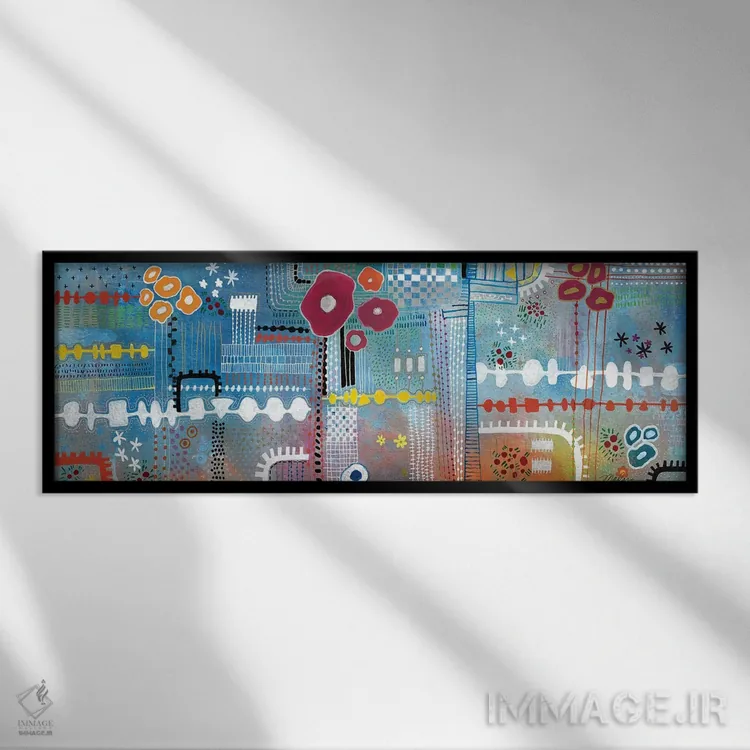 تابلو گیاهان و مادربردها اثر مادارا میسون - نمای قابدار مشکی