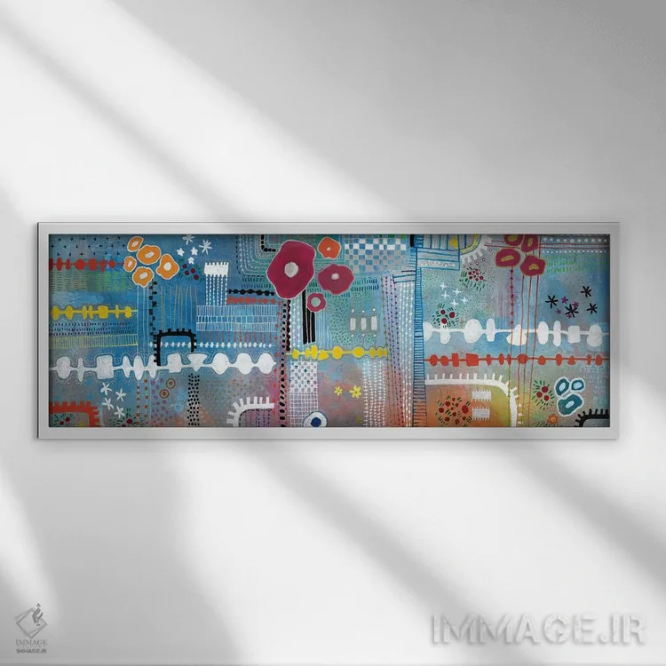 تابلو گیاهان و مادربردها اثر مادارا میسون - نمای قابدار سفید