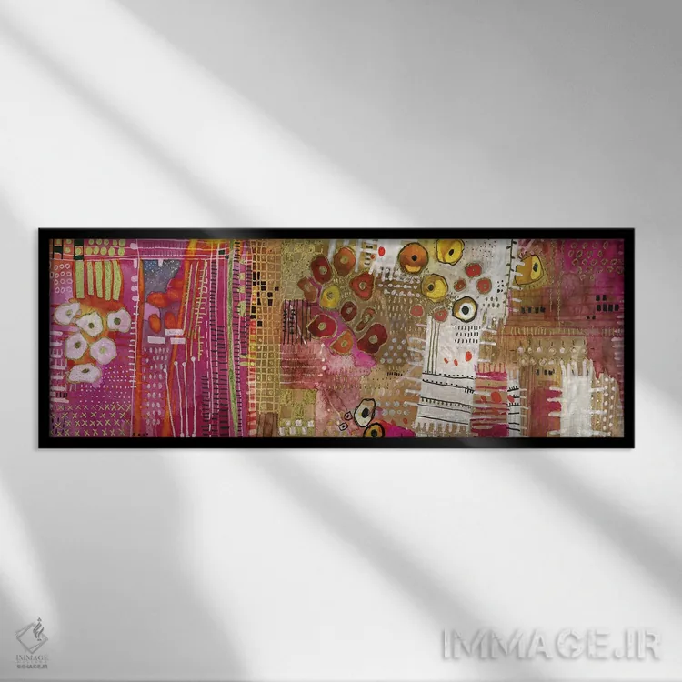 تابلو لحاف تابستانی اثر مادارا میسون - نمای قابدار مشکی