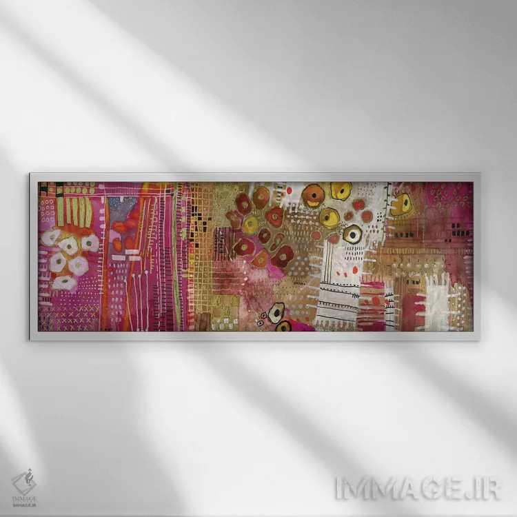 تابلو لحاف تابستانی اثر مادارا میسون - نمای قابدار سفید