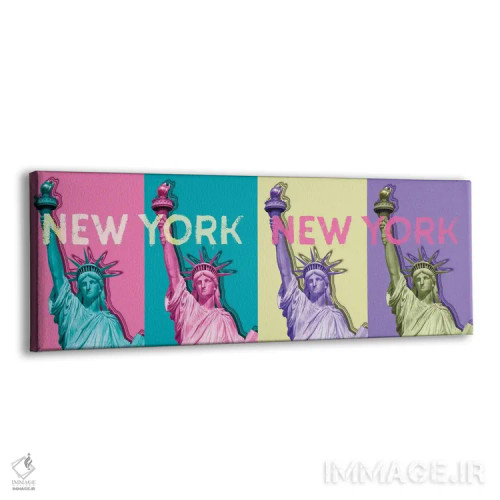 تابلو پاپآرت مجسمه آزادی III اثر ملانی ویولا - نمای پرسپکتیو محصول