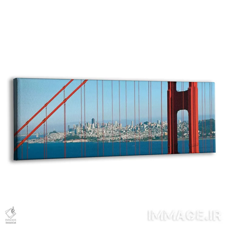 تابلو پانورامای سانفرانسیسکو اثر ملانی ویولا - نمای پرسپکتیو محصول