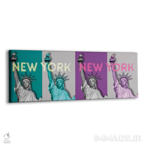 تابلو پاپآرت مجسمه آزادی IV اثر ملانی ویولا - نمای پرسپکتیو محصول