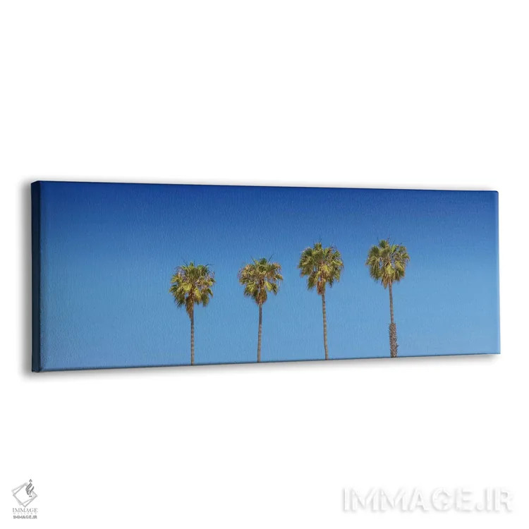 تابلو درختان نخل زیبا اثر ملانی ویولا - نمای پرسپکتیو محصول