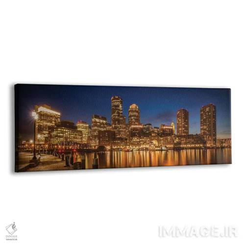 تابلو پارک فن پیر و افق بوستون در عصر (پانوراما) اثر ملانی ویولا - نمای پرسپکتیو محصول