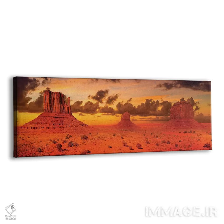 تابلو دره یادبود باشکوه در غروب اثر ملانی ویولا - نمای پرسپکتیو محصول