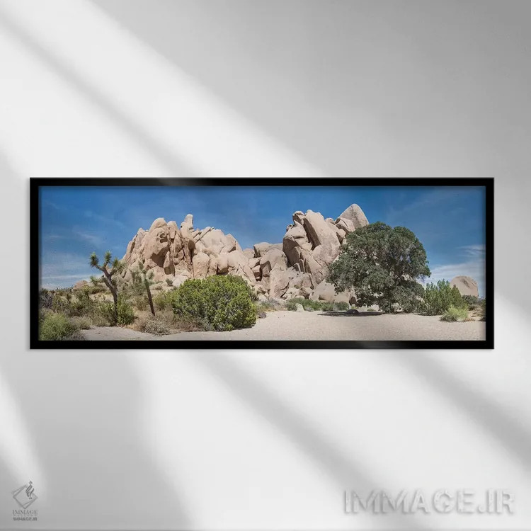 تابلو بلوط زندگی اثر ملانی ویولا - نمای قابدار مشکی