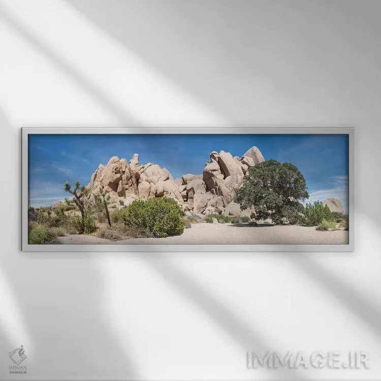 تابلو بلوط زندگی اثر ملانی ویولا - نمای قابدار سفید