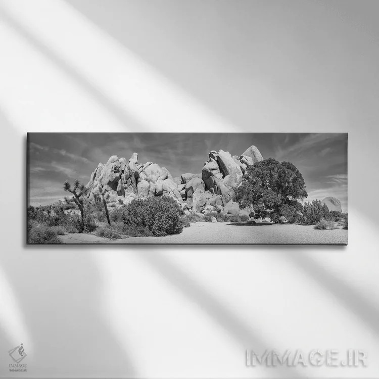 تابلو بلوط زندگی اثر ملانی ویولا - نمای روبهرو روی دیوار