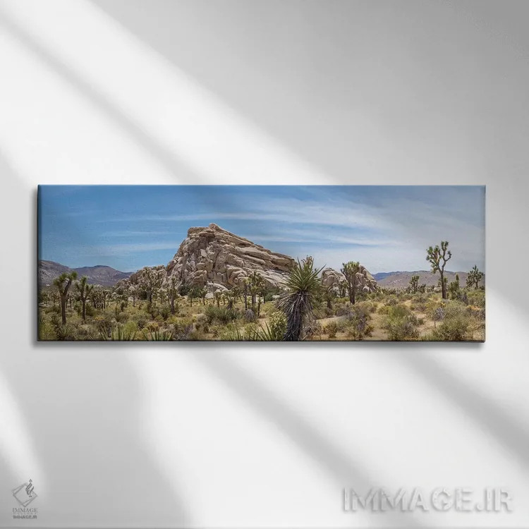 تابلو تشکیل مونزوگرانیت اثر ملانی ویولا - نمای روبهرو روی دیوار