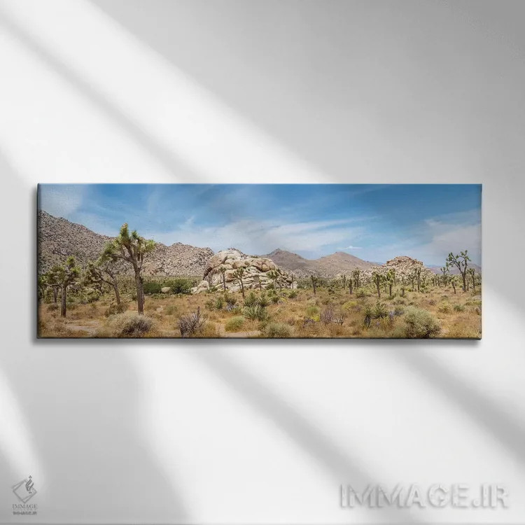 تابلو پانورامای دیدنی اثر ملانی ویولا - نمای روبهرو روی دیوار