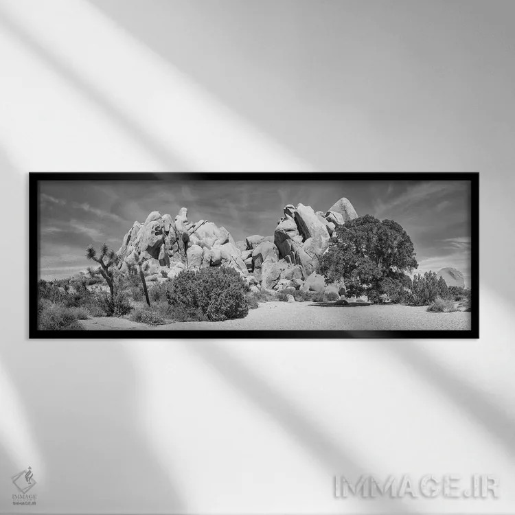 تابلو بلوط زندگی اثر ملانی ویولا - نمای قابدار مشکی