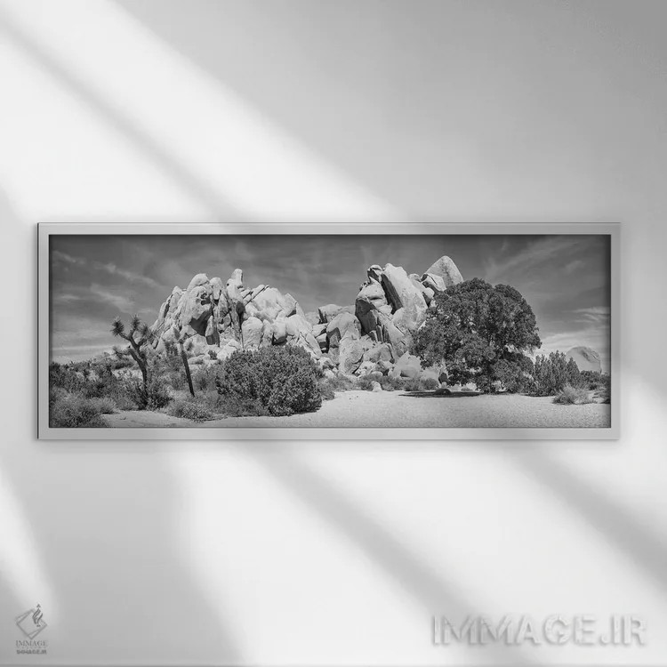 تابلو بلوط زندگی اثر ملانی ویولا - نمای قابدار سفید