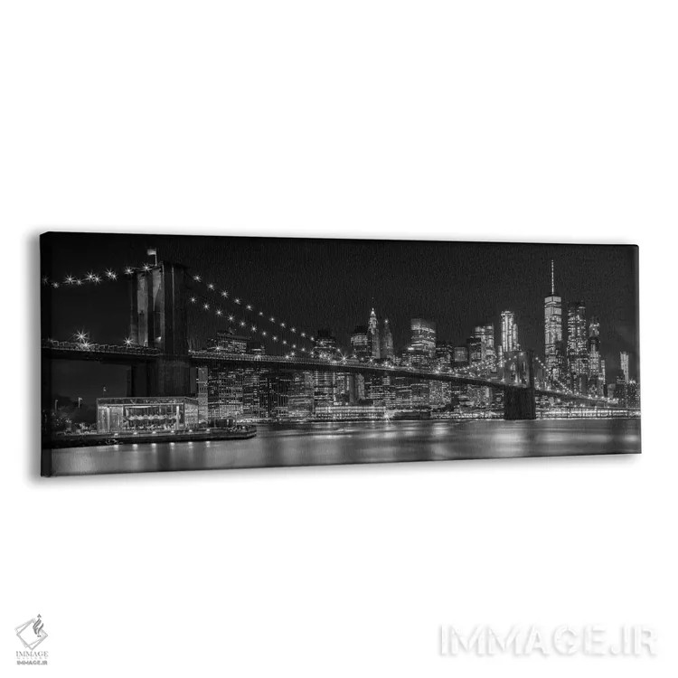 تابلو برداشت شبانه از نیویورک اثر ملانی ویولا - نمای پرسپکتیو محصول
