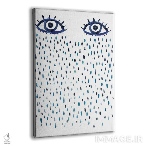 تابلو چشمان آبی اثر آلبینا براتچِوا - نمای پرسپکتیو محصول