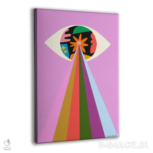 تابلو رویای تابستانی اثر الی وایلد - نمای پرسپکتیو محصول