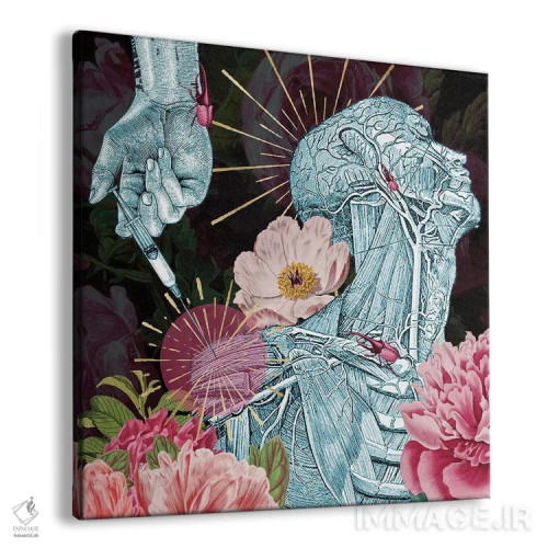 تابلو گلولهخورده اثر امی سالمونه - نمای پرسپکتیو محصول