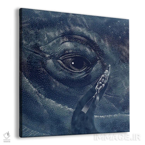 تابلو در چشم نهنگ اثر علیرضا چاکر - نمای پرسپکتیو محصول