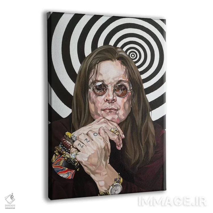 تابلو آزی آزبورن (موزیسین) اثر جو بیر - نمای پرسپکتیو محصول