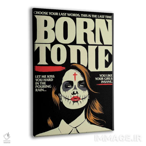 تابلو متولد شده اثر بوچر بیلی (هنرمند برزیلی پوپآرت) - نمای پرسپکتیو محصول