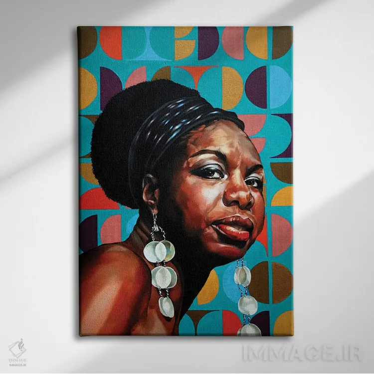 تابلو شورشی با هدف اثر جو بیر - نمای روبهرو روی دیوار