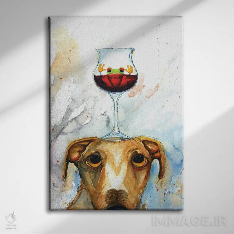 تابلو نگه دار اثر بارتون دگراف - نمای روبهرو روی دیوار