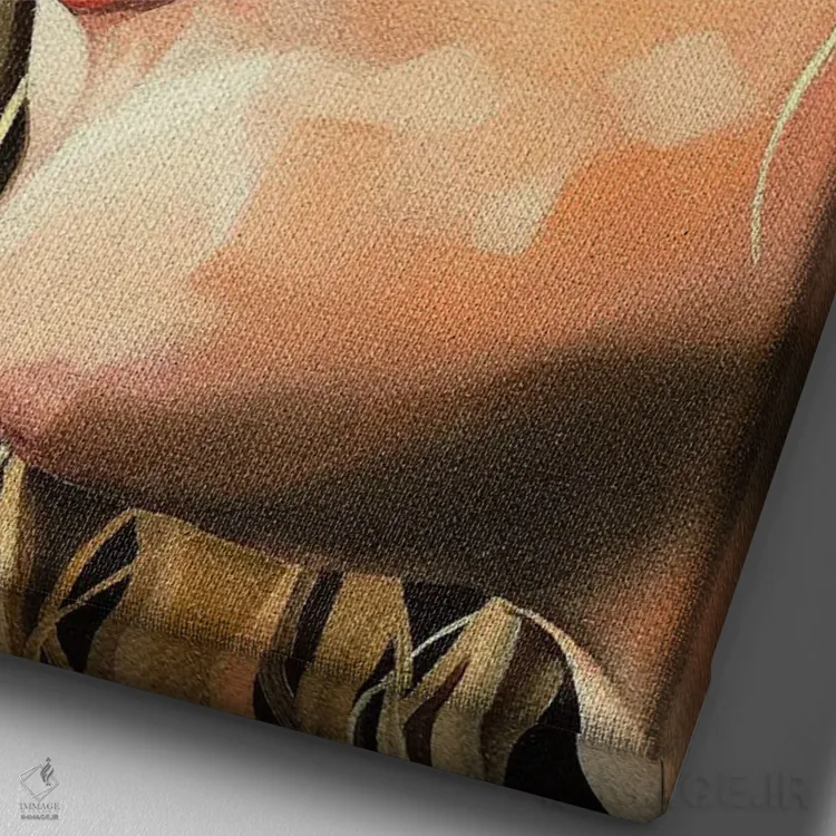 تابلو استیوی نیکس (موزیسین) اثر جو بیر - نمای نزدیک بافت بوم