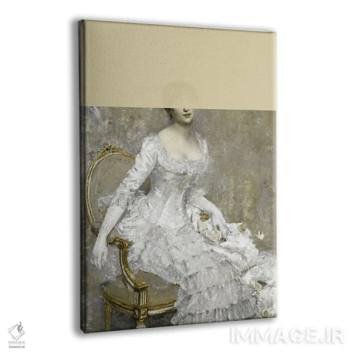 تابلو پرتره زن کلاسیک XXX اثر بونا فیدسا - نمای پرسپکتیو محصول
