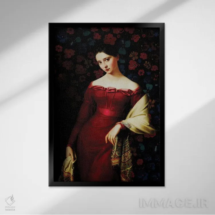 تابلو پرتره زن کلاسیک XXXV اثر بونا فیدسا - نمای قابدار مشکی