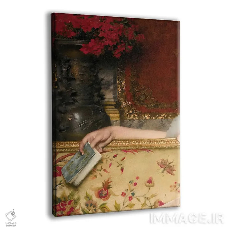 تابلو زن کتابخوان اثر بونا فیدسا - نمای پرسپکتیو محصول