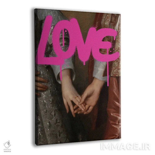 تابلو عشق اثر بونا فیدسا - نمای پرسپکتیو محصول