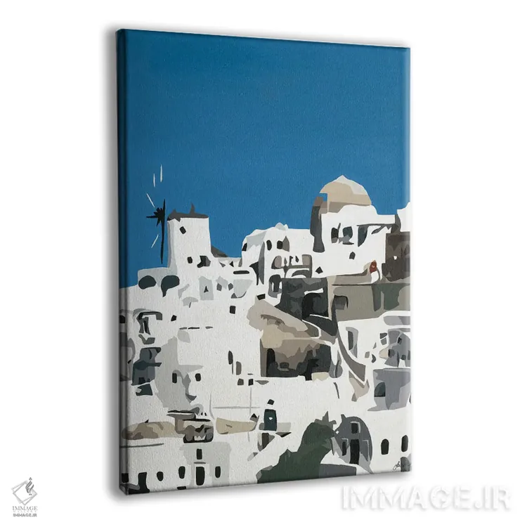 تابلو جنگیدن با آسیابهای بادی اثر بث ان لاوسون - نمای پرسپکتیو محصول