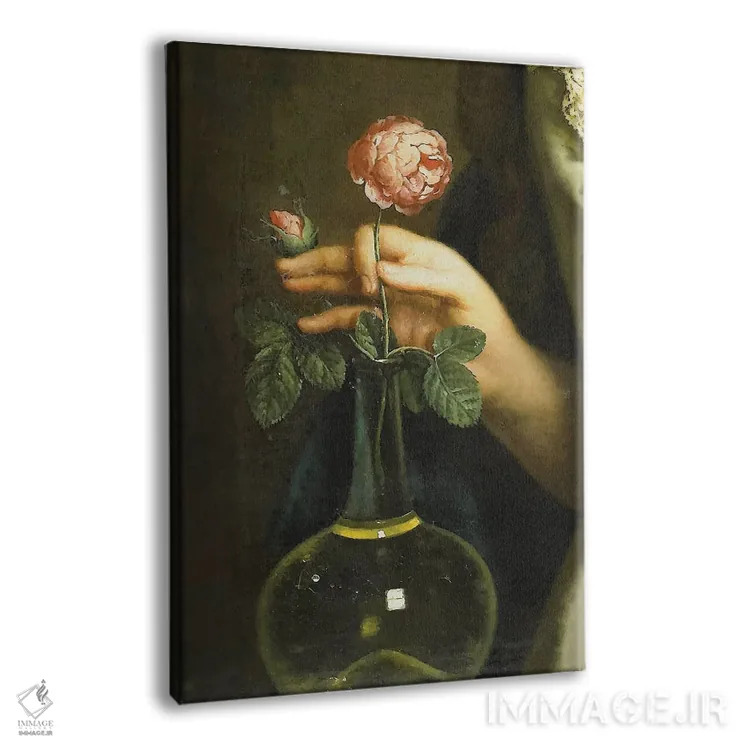 تابلو رز در گلدان اثر بونا فیدسا - نمای پرسپکتیو محصول
