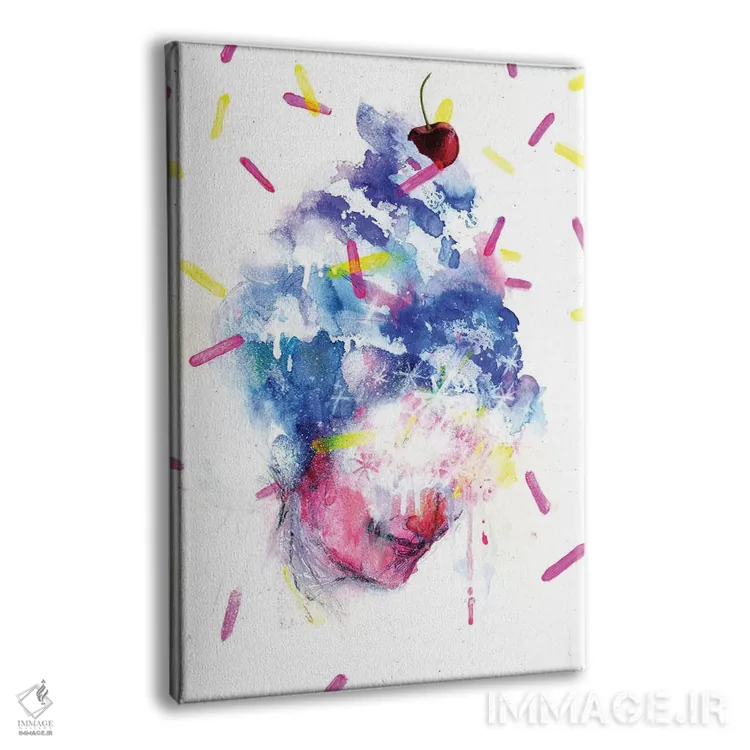 تابلو شیکیِ شیرین اثر آرت برادران اسوارتز (استودیوی هنری) - نمای پرسپکتیو محصول