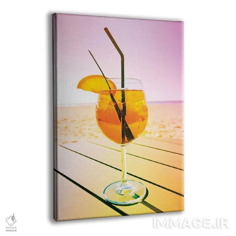 تابلو کوکتل در ساحل اثر بلی - نمای پرسپکتیو محصول