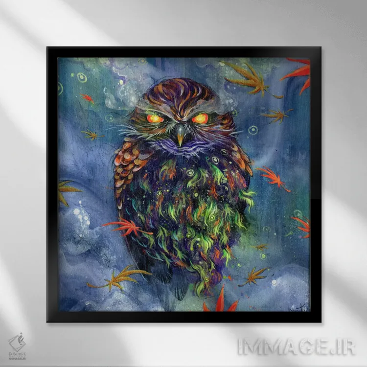 تابلو ادوارد باباورگتون اثر آرت برادران اسوارتز (استودیوی هنری) - نمای قابدار مشکی