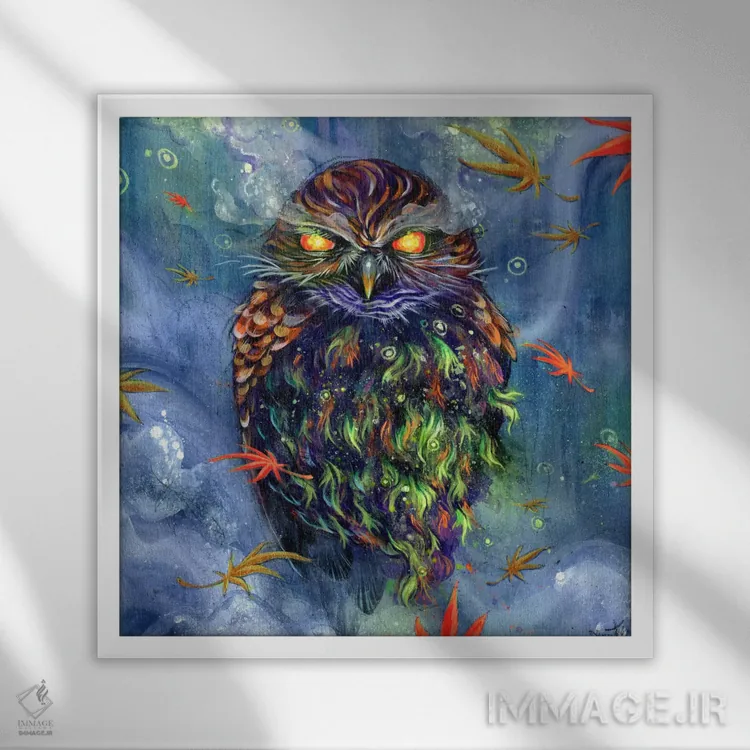 تابلو ادوارد باباورگتون اثر آرت برادران اسوارتز (استودیوی هنری) - نمای قابدار سفید