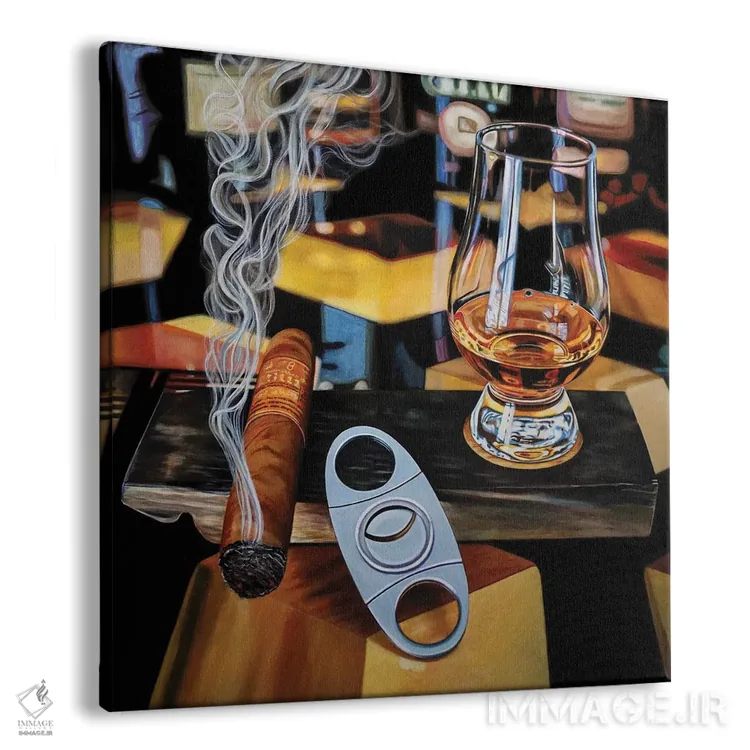 تابلو پس از ساعتها XIII اثر جی.بلو استودیو (استودیو هنری) - نمای پرسپکتیو محصول