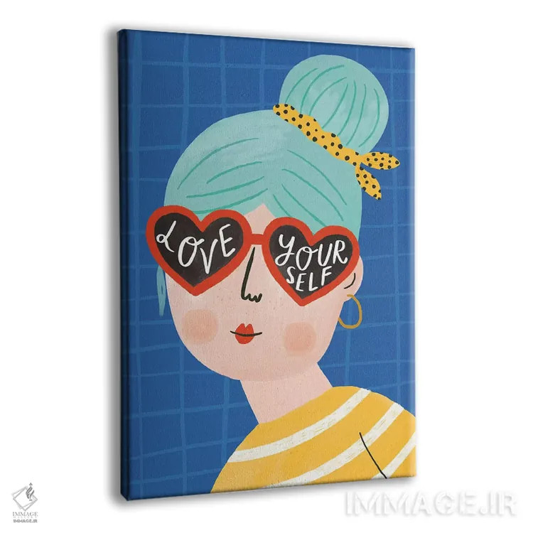 تابلو هی دختر روزمره ۲ اثر لیزا بارلو - نمای پرسپکتیو محصول