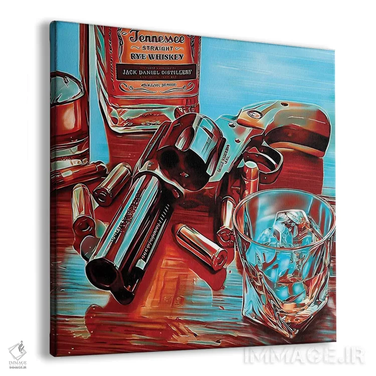 تابلو غرب وحشی IV اثر جی.بلو استودیو (استودیو هنری) - نمای پرسپکتیو محصول