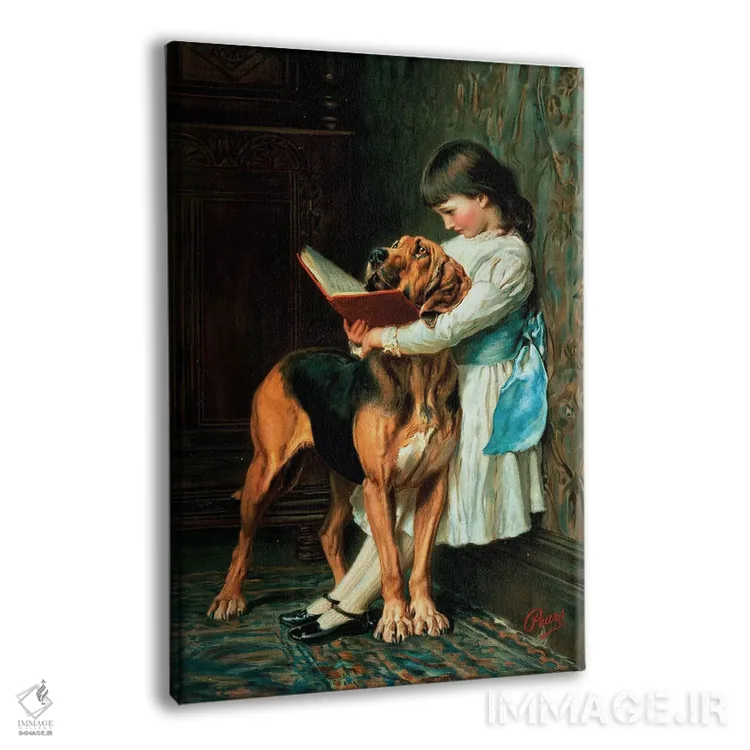 تابلو پسر شیطان یا آموزش اجباری اثر بریتُن ریویه (نقاش بریتانیایی) - نمای پرسپکتیو محصول