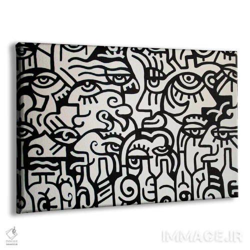 تابلو ساعت خوشی (کافه) اثر بیلی آرتیست - نمای پرسپکتیو محصول