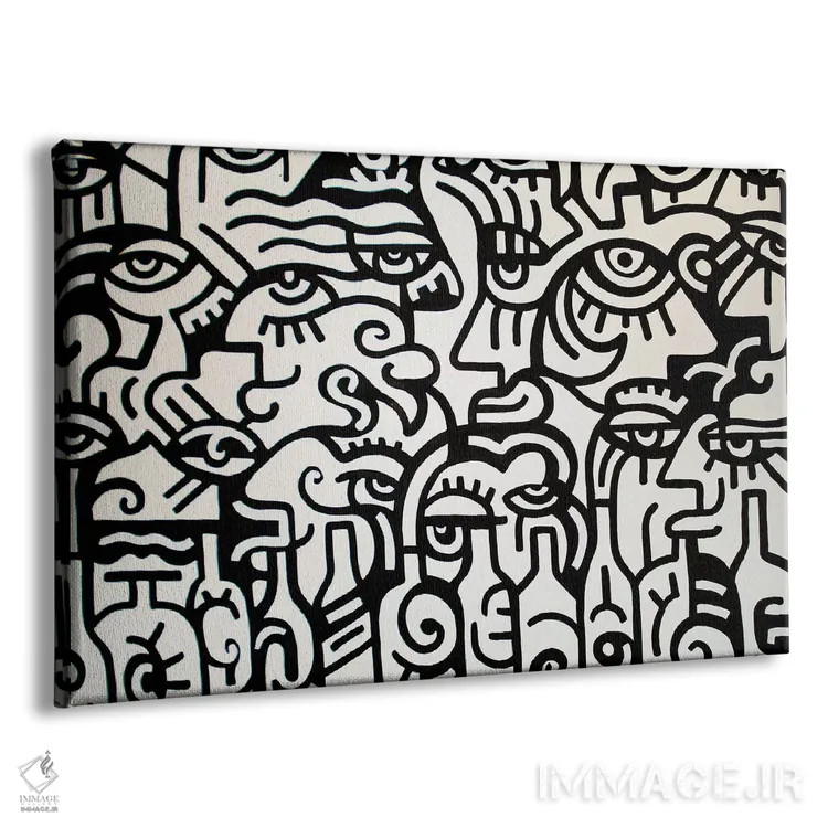 تابلو ساعت خوشی (کافه) اثر بیلی آرتیست - نمای پرسپکتیو محصول