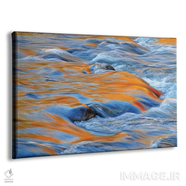 تابلو انعکاس آب روان اثر برایان ولف - نمای پرسپکتیو محصول